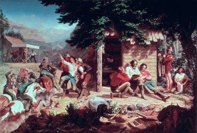 Sunday Morning in the Mines by Karl Nahl